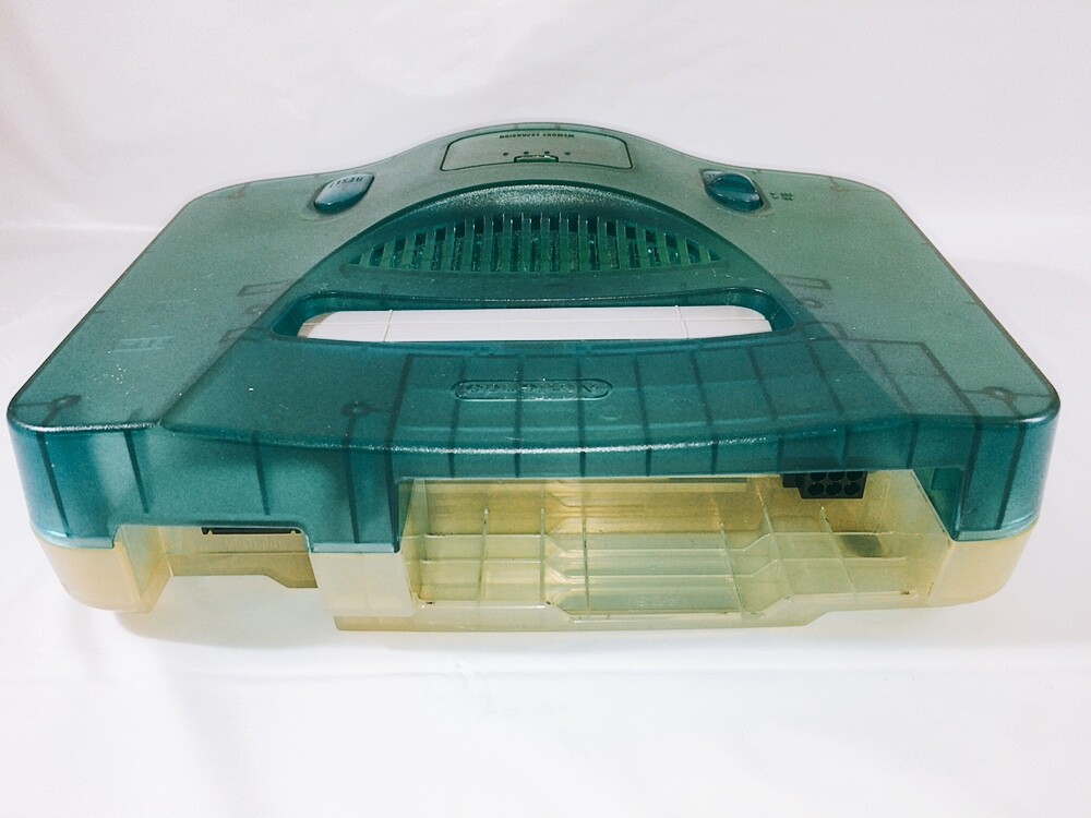Nintendo 64 Home Console – Clear Blue, Working Tested (OK! )