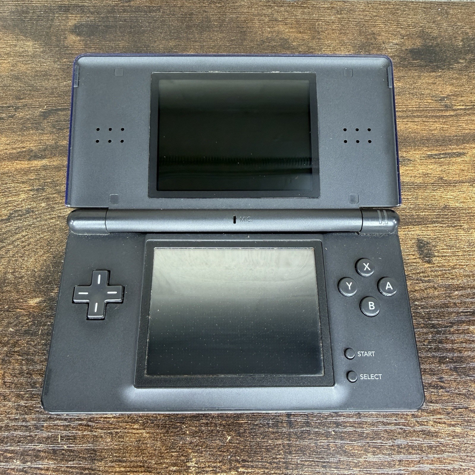 Nintendo DS Lite Handheld – Cobalt/Black w/ Charger + Stylus – Tested & Working