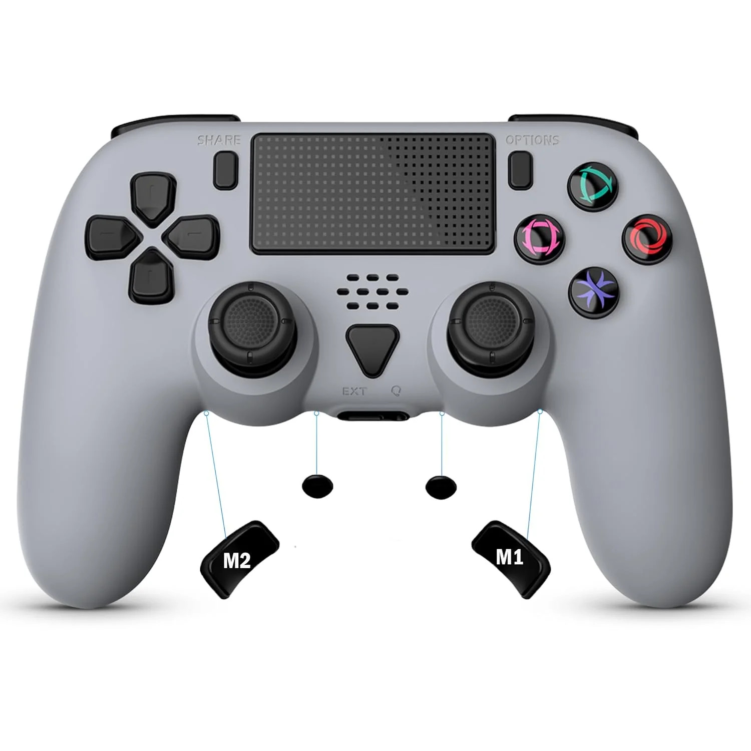GioMay Pro Wireless Controller Compatible with PS5 Slim & Pro – Bluetooth