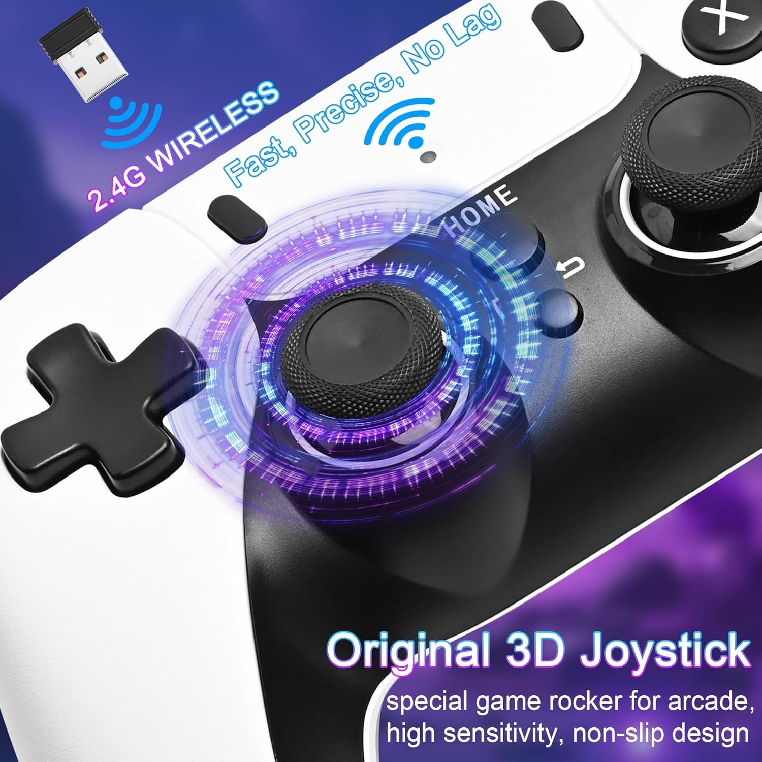 Plug & Play Retro Game Stick: 40,000+ Classics, 4K HDMI & Wireless Controllers