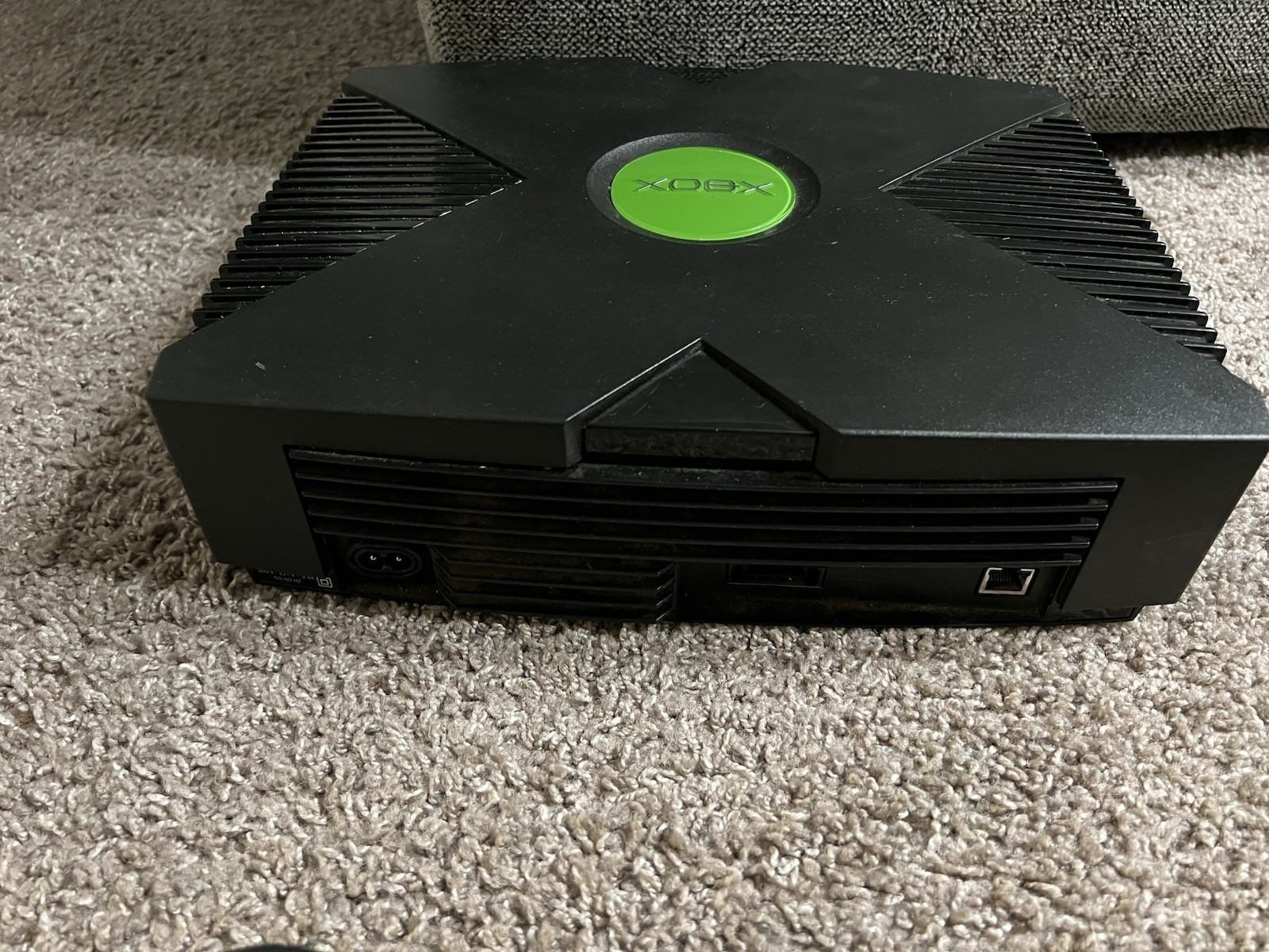 Original Microsoft Xbox Console System w/ Power, AV, 2 Controllers, Madden 2005