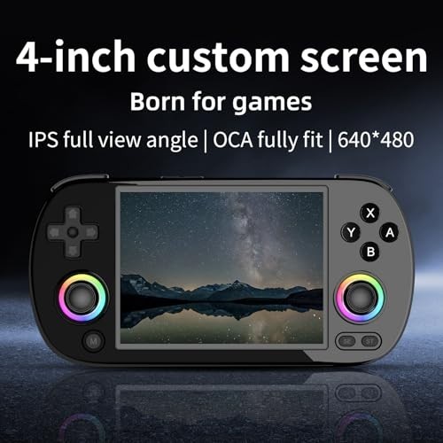 Retro Handheld Game Console 5000+ Preloaded Games 64GB TF Card, WiFi, Bluetooth,