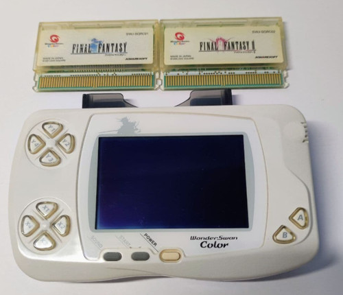 Bandai WonderSwan Color Console w/ Final Fantasy 2 Game Set