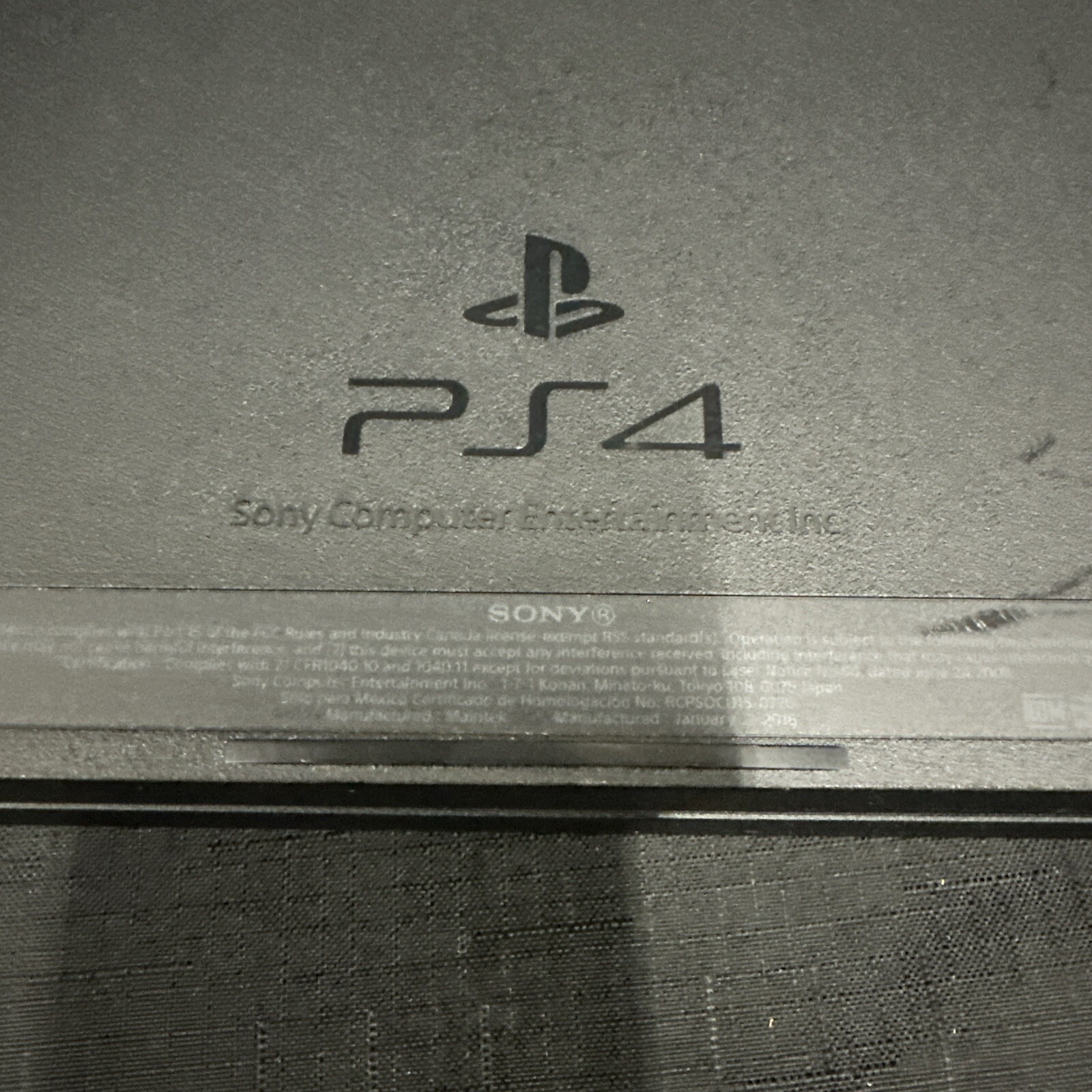 Sony PlayStation 4 PS4 Slim (CVH-2215B) 500GB Gaming Console Only Jet Black