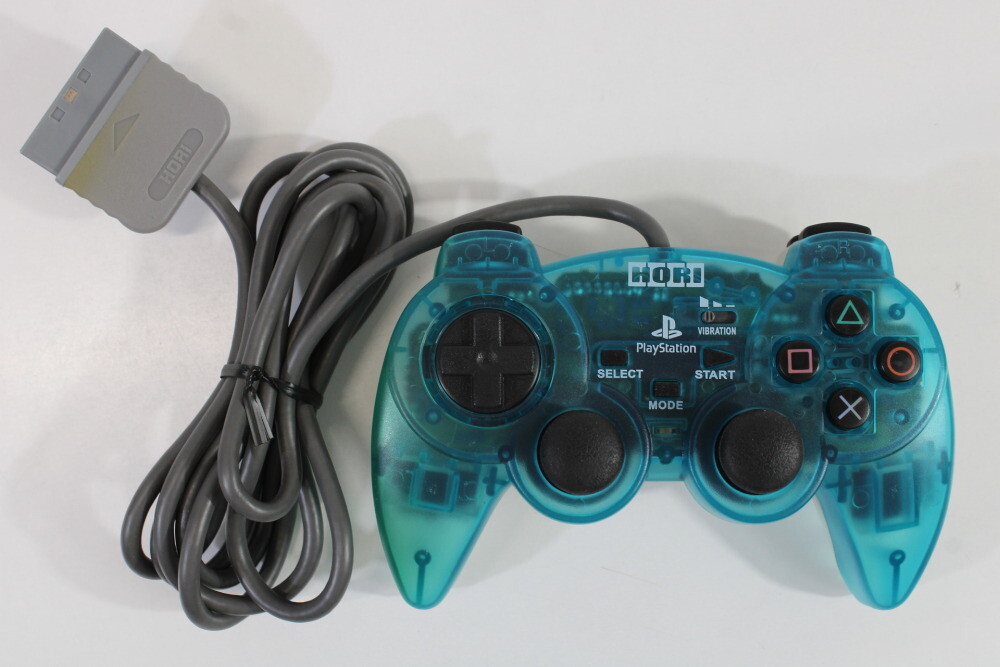 Hori Clear Blue x White Analog SIndou Pad Controller Playstation PS2 DualShock 2