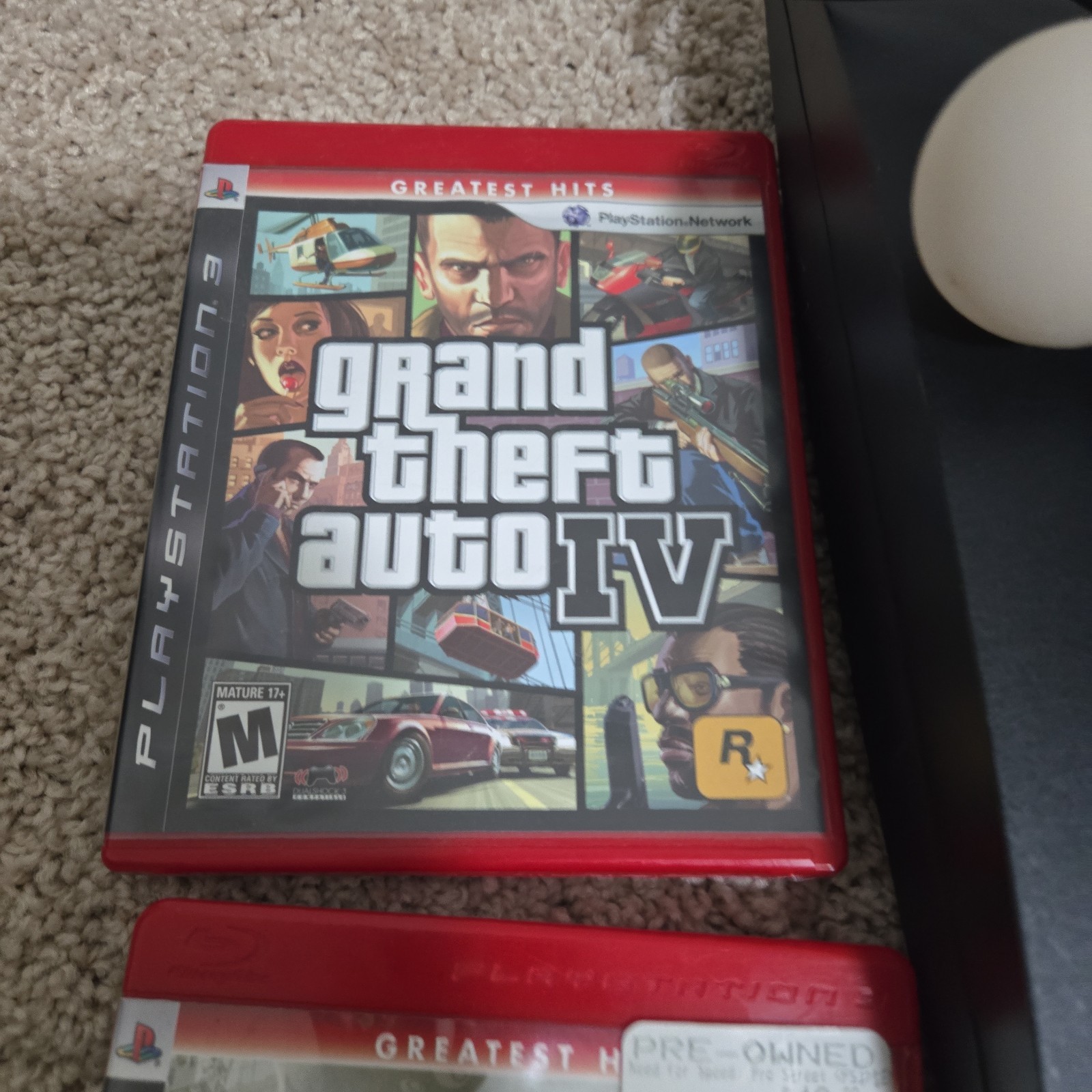 Sony PlayStation 3 PS3 CECH-3001A Home Console, Remotes & 2 Games Black Tested