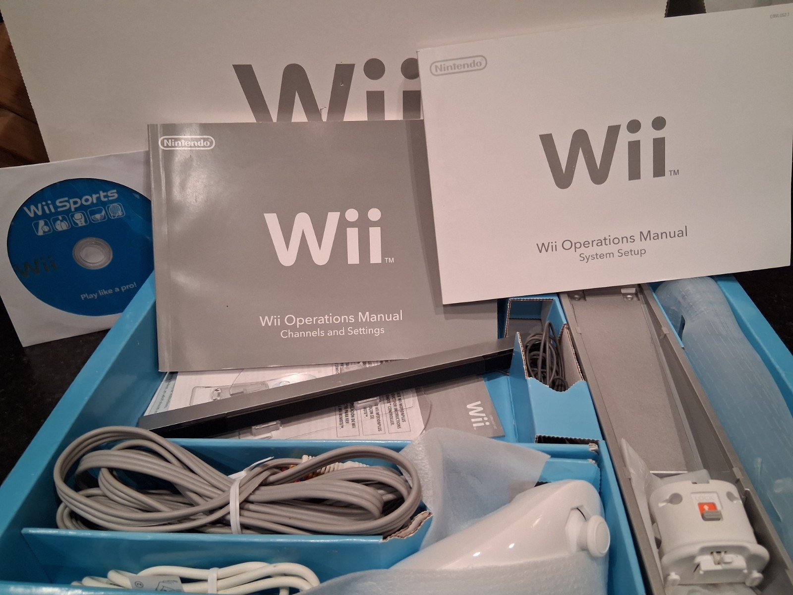 Nintendo Wii Sports Console Bundle In Box Complete Tested