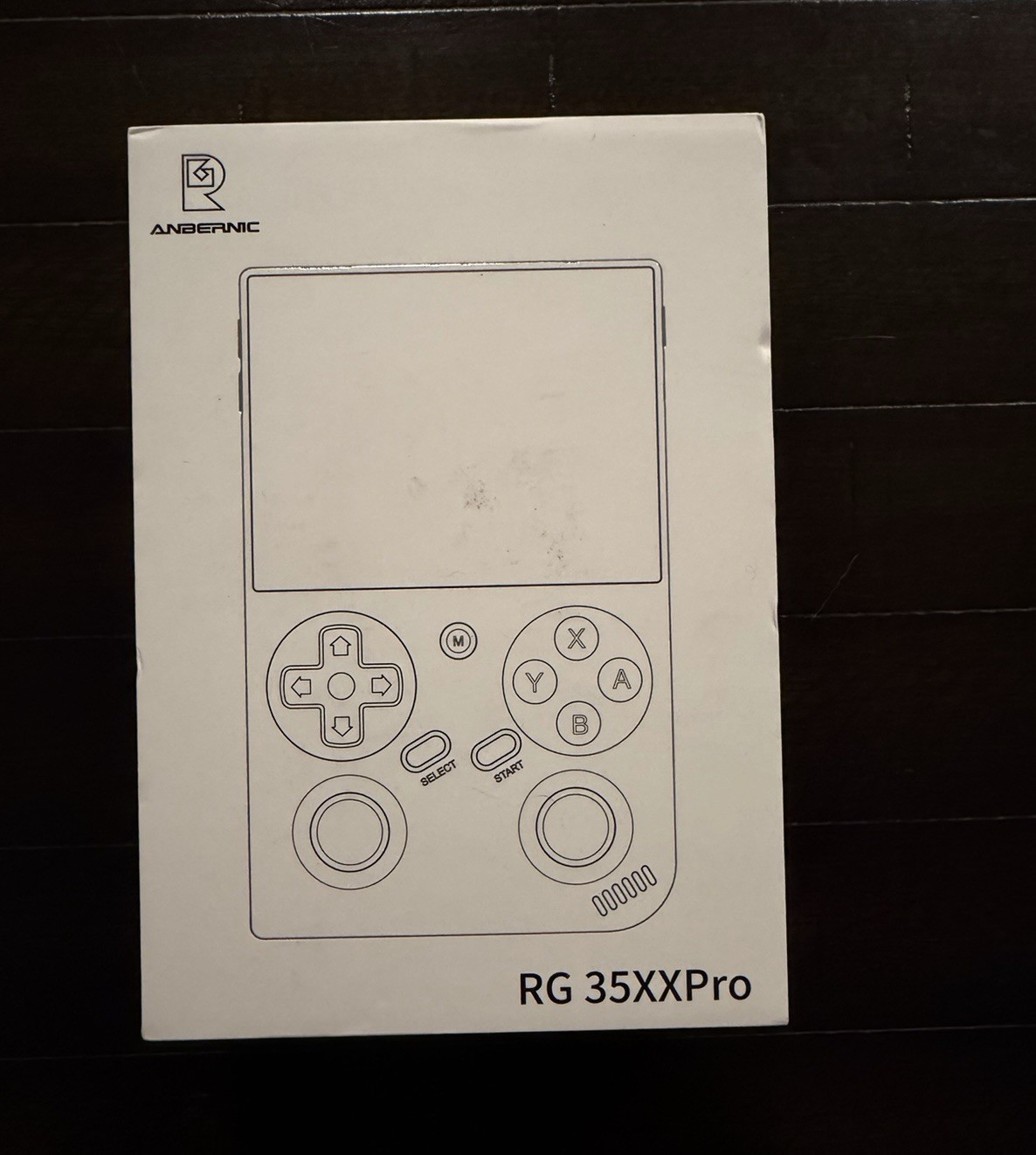 ANBERNIC RG 35XX Pro White Handheld 64GB Built-In Games Linux USB-C