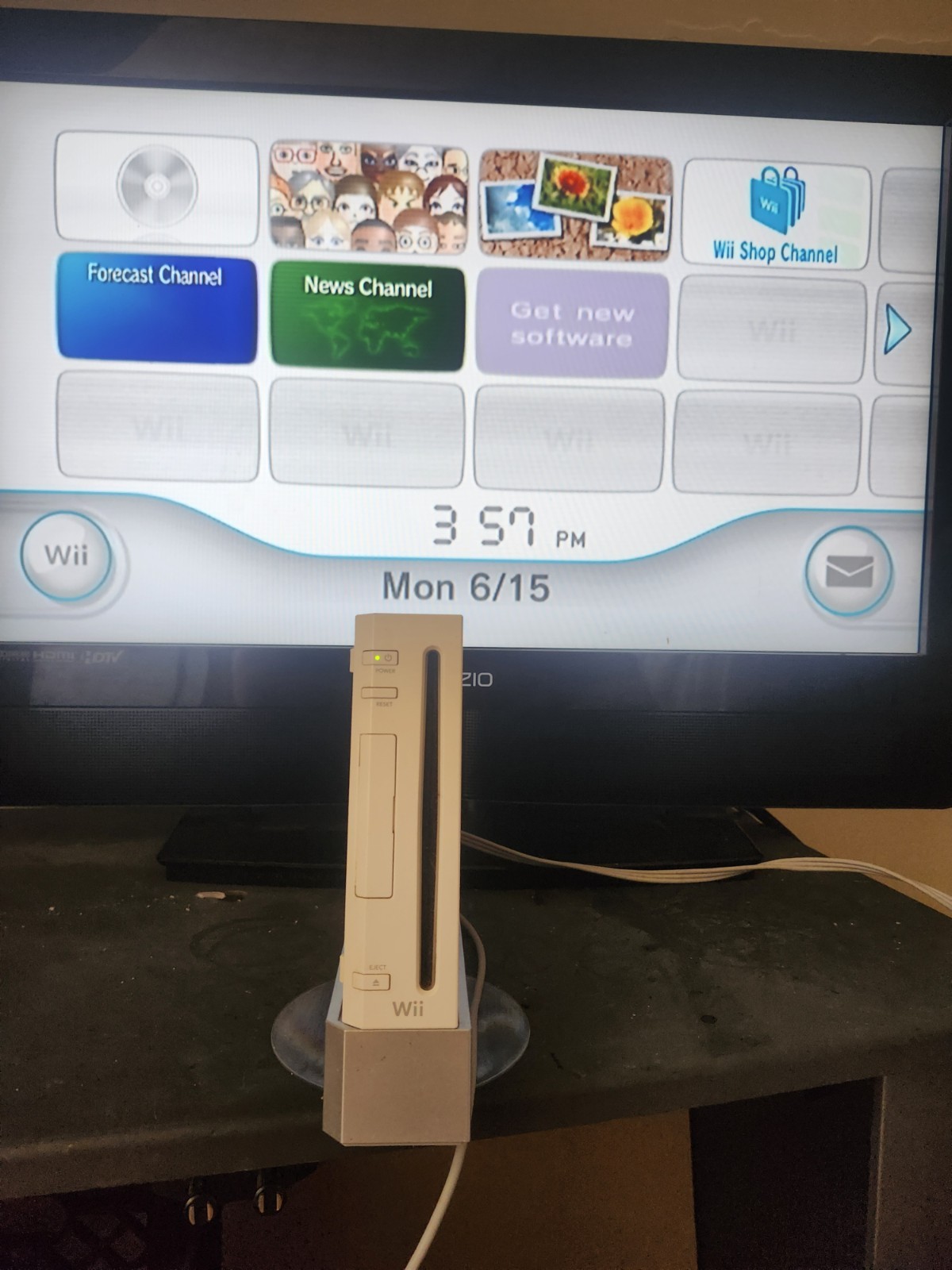Nintendo Wii RVL-001 White Console US Model Gamecube Compatible Tested Working