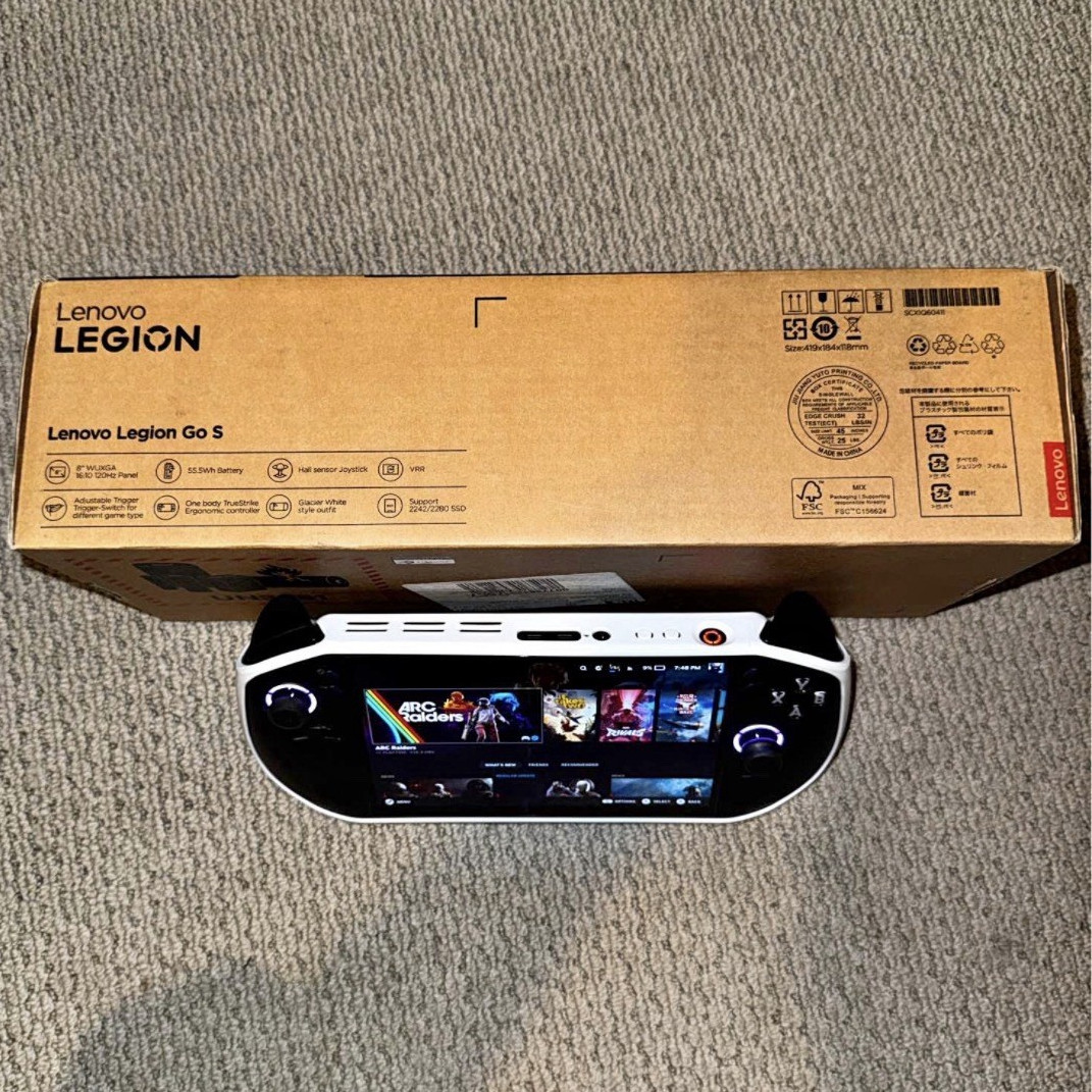Lenovo Legion Go S 512GB Handheld Gaming PC Nebula Nocturne 1920×1200 8ARP1