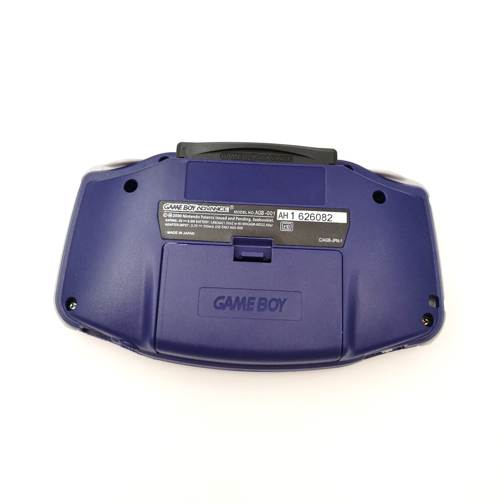 Blue Game Boy Advance with iPS Backlight Backlit LCD MOD GBA Console