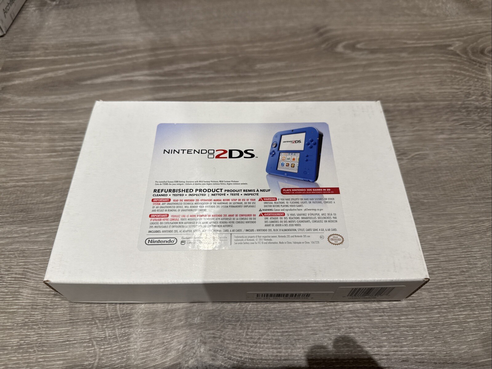 Nintendo 2DS (Black + Electric Blue) – Complete From Factory