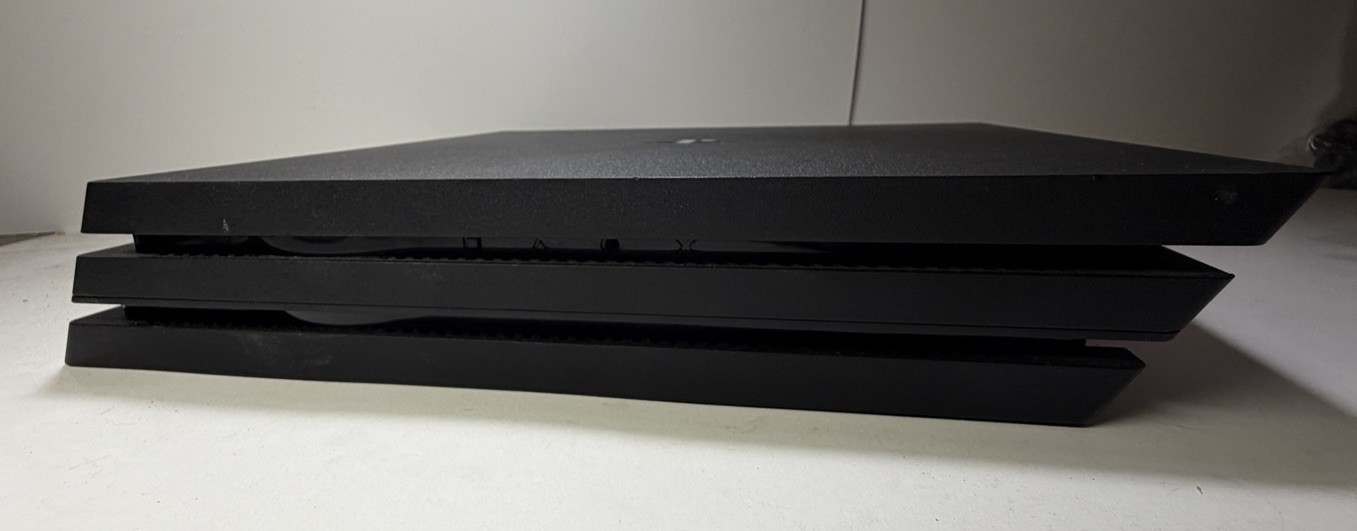 Sony PlayStation 4 Pro PS4 1TB Home Gaming Console Tested Working – Controller
