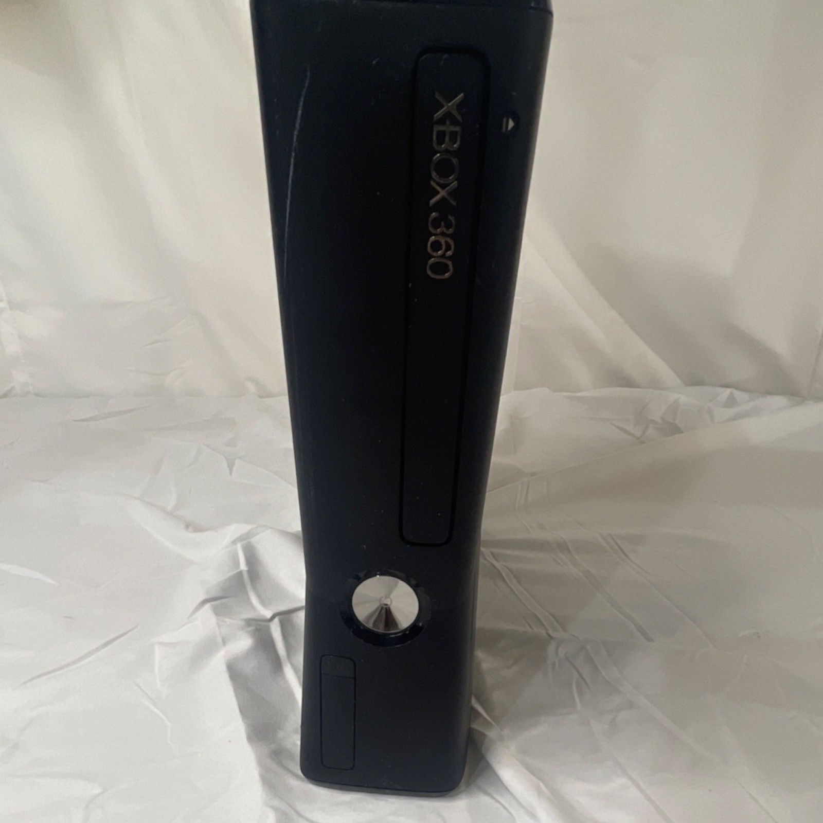 Untested Microsoft Xbox 360 S Black Home Console HDMI Wi-Fi Ethernet USB