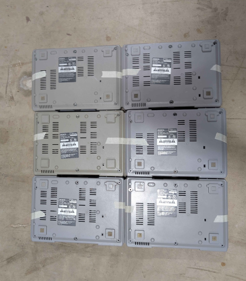 Lot of 6 Original Sony PlayStation 1 PS1 Fat Empty Replacement Shells Housings