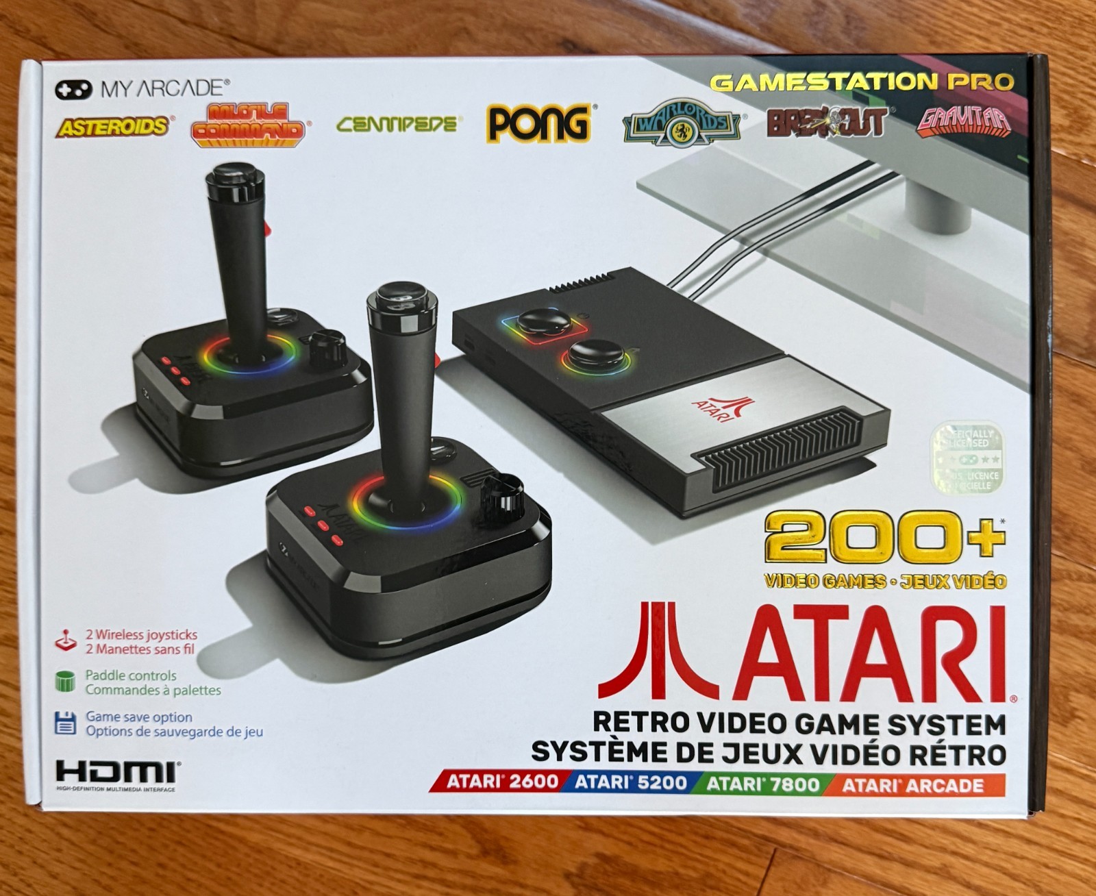 Brand New Atari GameStation Pro by My Arcade – 200+ Retro Games, 2 Joysticks
