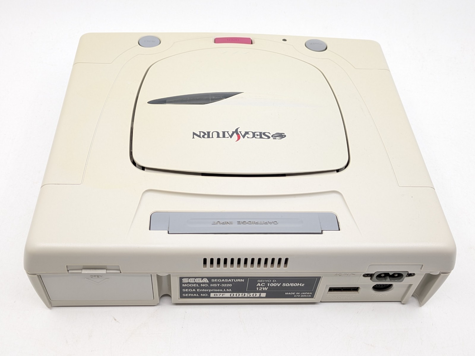 Sega Saturn White HST-3220 NTSC-J Japan Tested w/ Controller + Virtua Fighter2