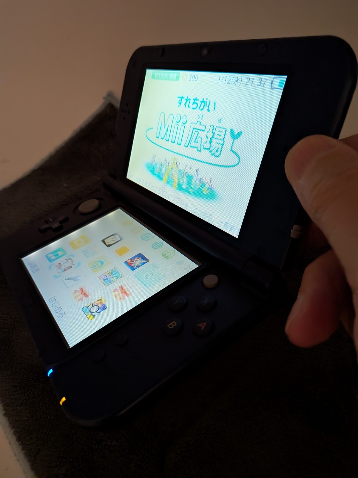 【Excellent5】Nintendo NEW 3DS LL XL Blue Handheld Used Game Console From Japan