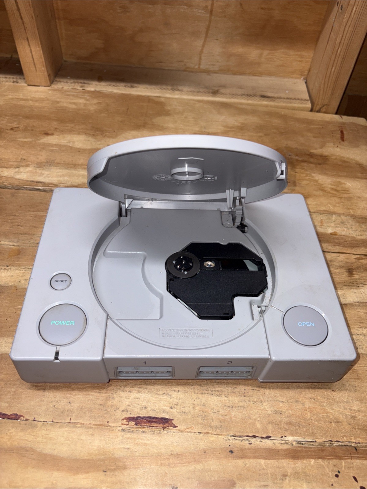 Sony PlayStation 1 5501 Console – For Parts or Repair – WONT STAY POWERED ON