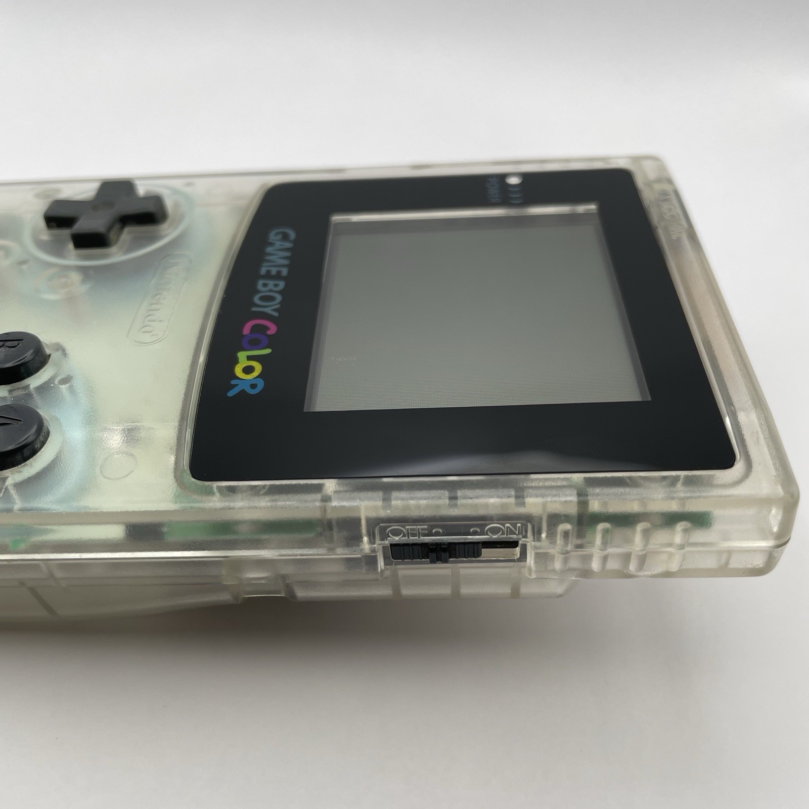 Nintendo Game Boy Color Clear Console CGB-001 TestedNew Screen Lens Japan