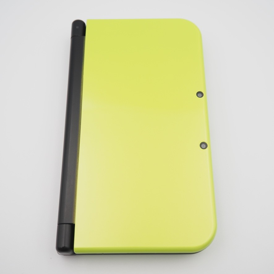 [EXC] New Nintendo 3DS XL LL lime Black Console Stylus Tested Japanese ver