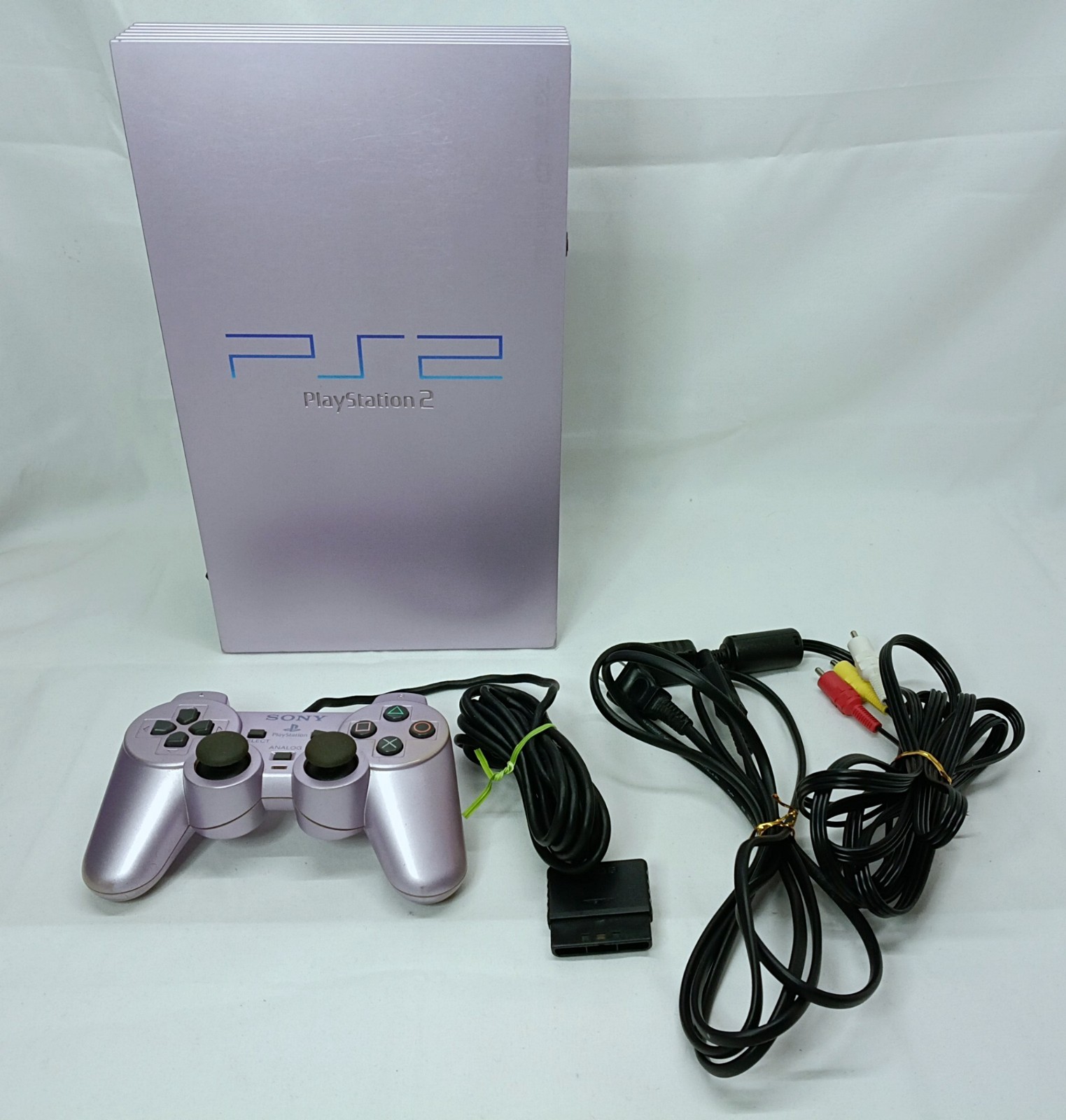 PS2 Sakura Pink Console Controller set SCPH-39000 NTSC-J Japan Tested