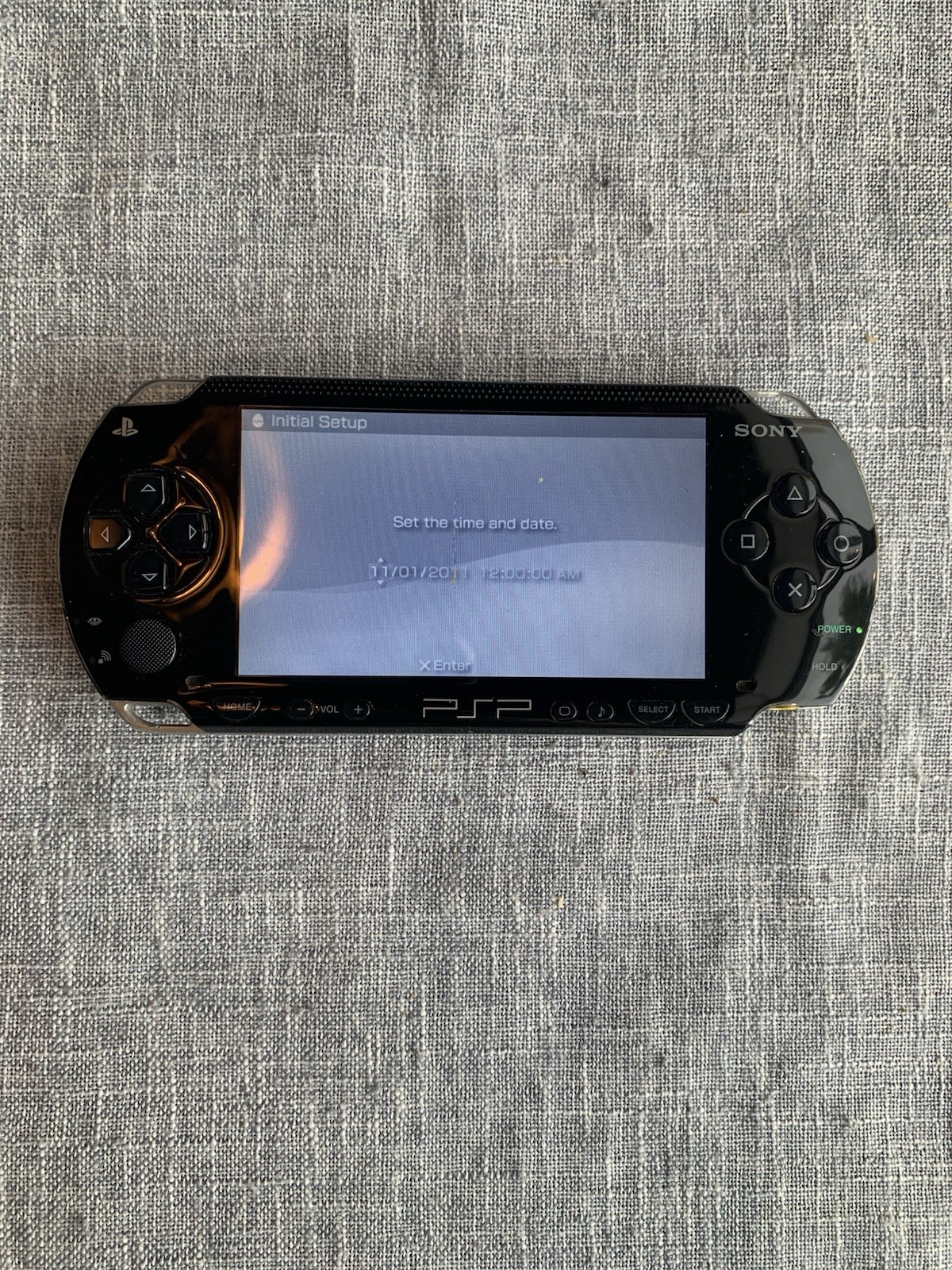 Sony PSP-1001 Black Console W/ Charger + More