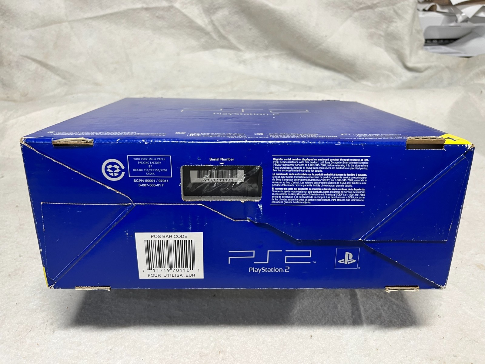 2003 Sony Playstation 2 PS2 Console System 50001 Complete in Original BOX MINT