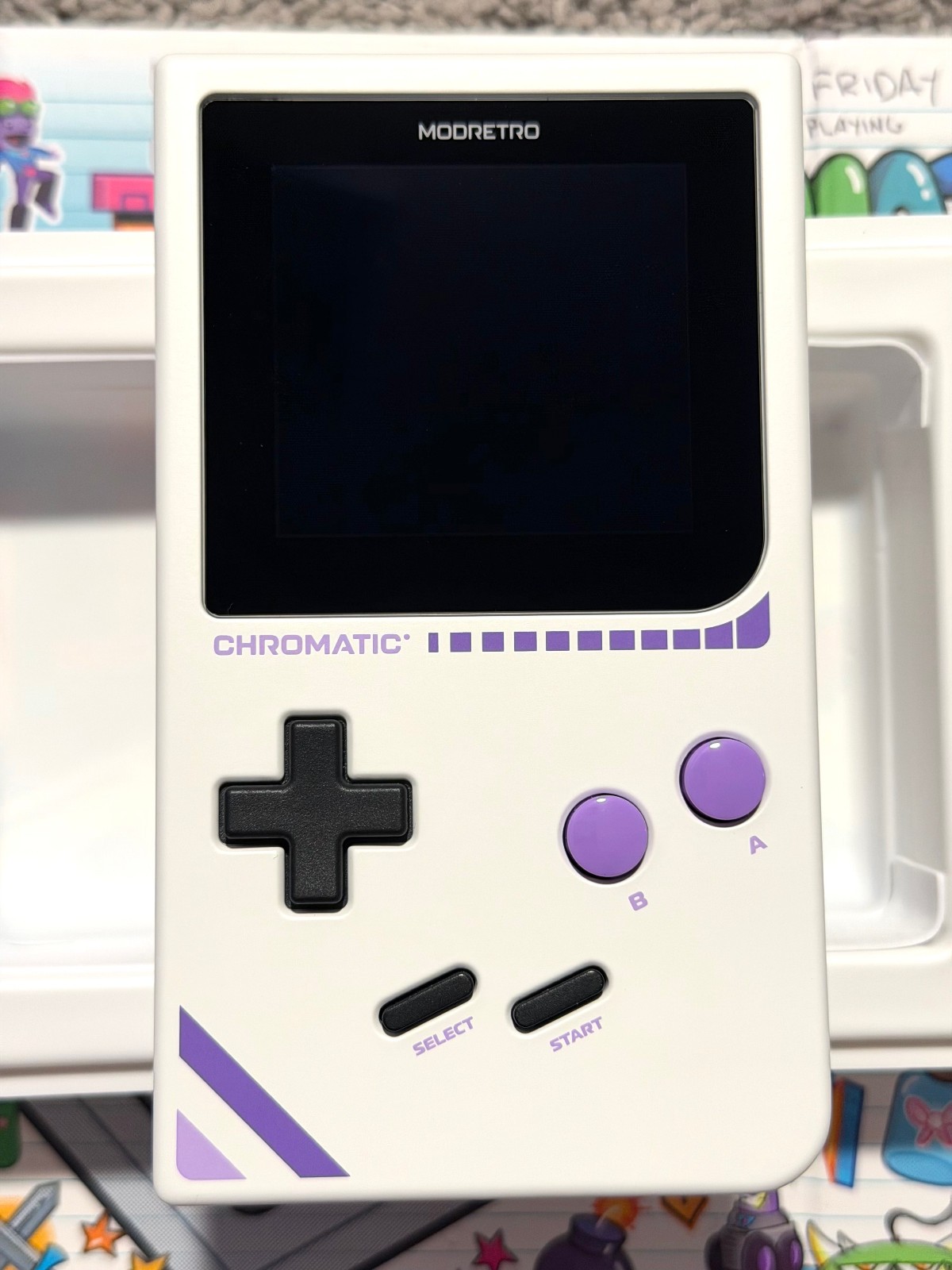 ModRetro Chromatic Cloud Gorilla Glass – Open Box w/ CIB Dragonyhm & Tetris