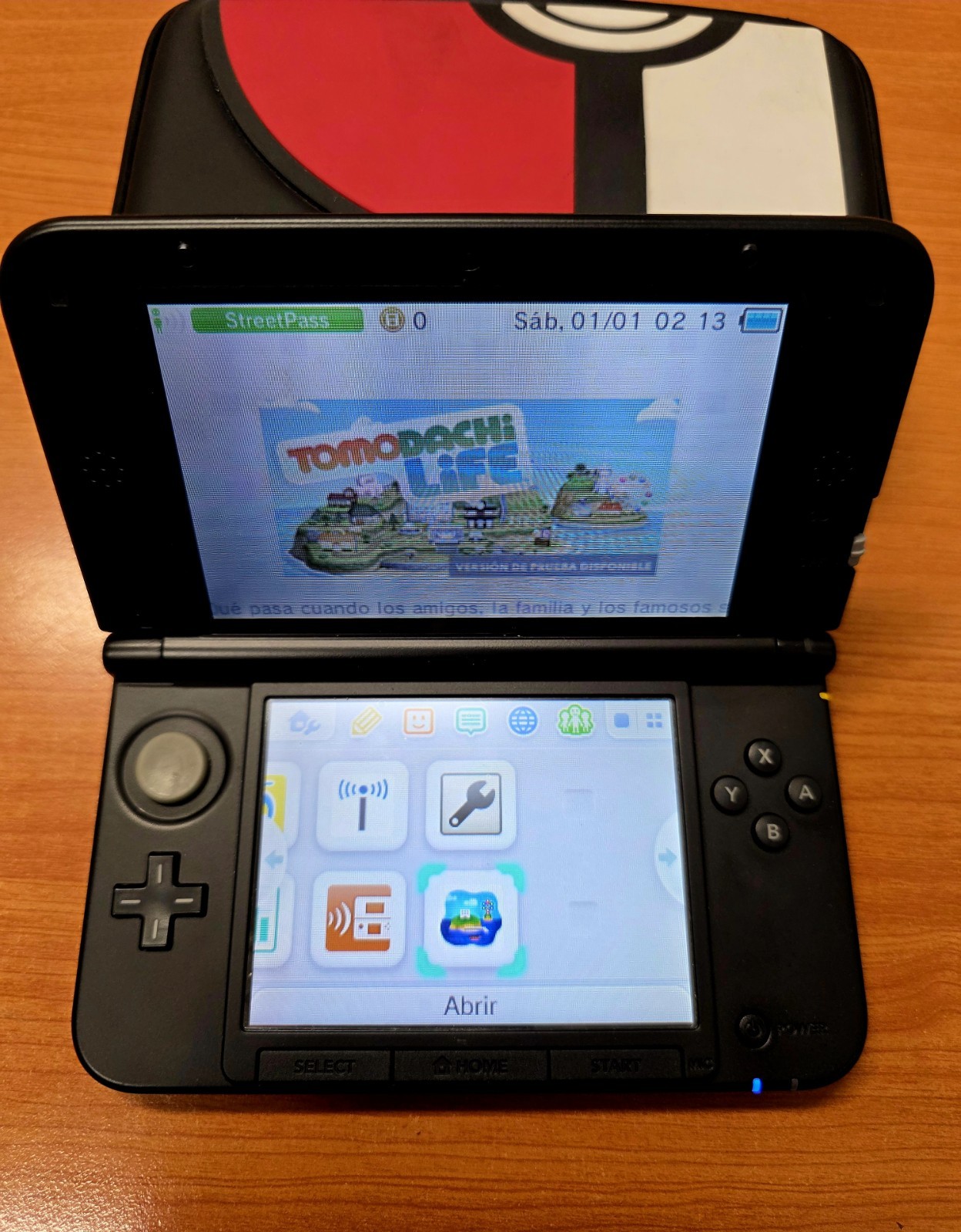 Nintendo 3DS XL Super Smash Bros Blue Edition W/Charger, OFC Pokemon Carry Case