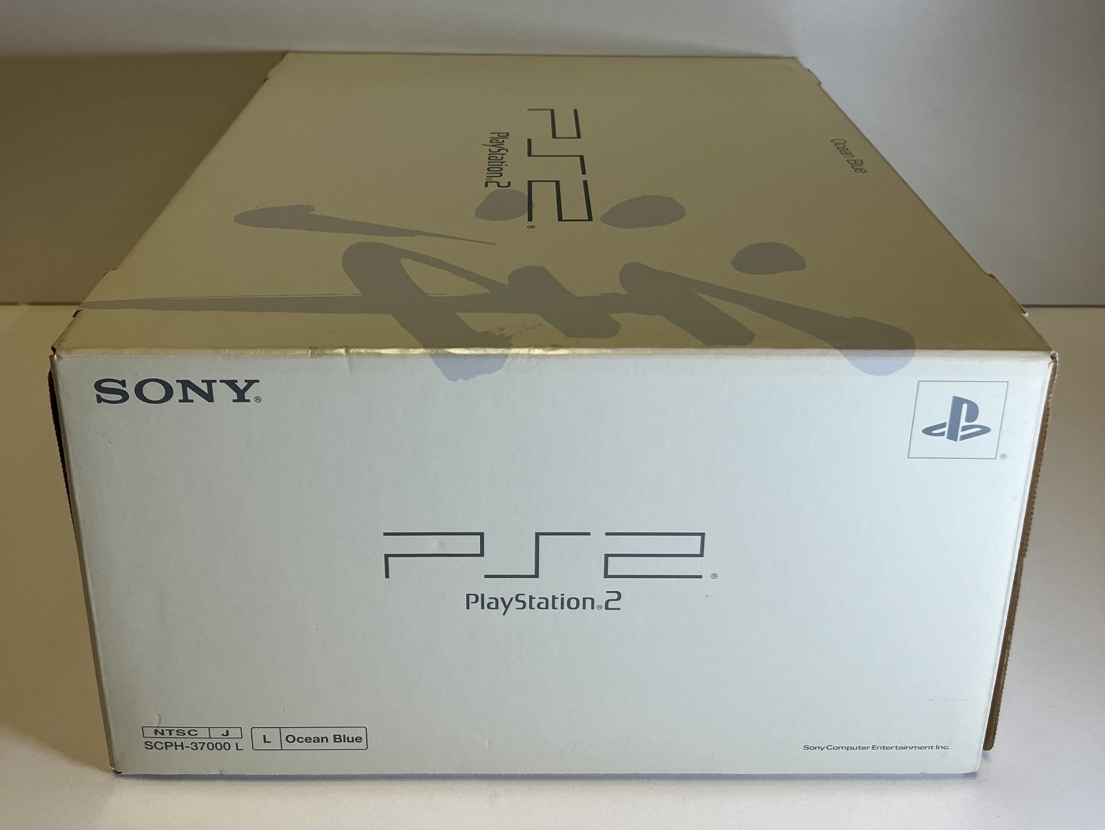 PLAYSTATION 2 LIMITED EDITION OCEAN BLUE SCPH 37000 L JAPAN 2002 CONSOLE
