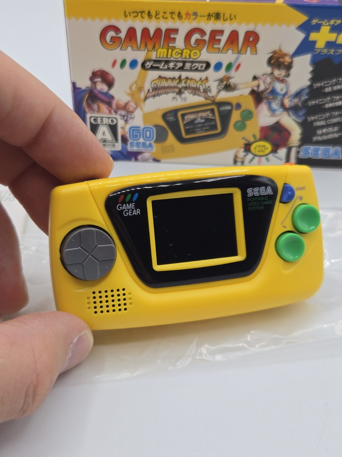 Sega Game Gear Micro Yellow Limited 30th Anniversary Jap