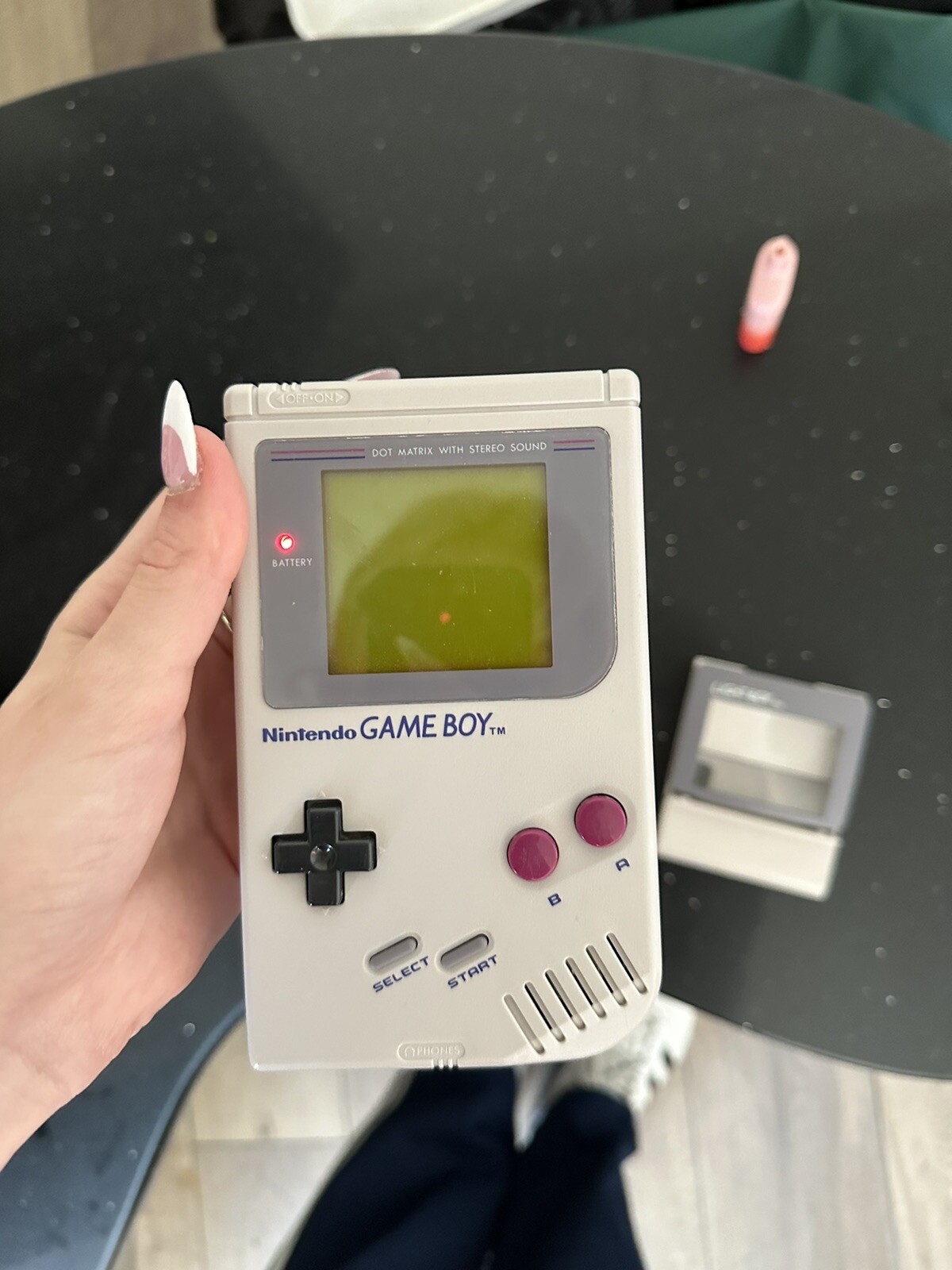 Nintendo Game Boy Launch Edition Handheld System – Gray And Light Boy Accessory