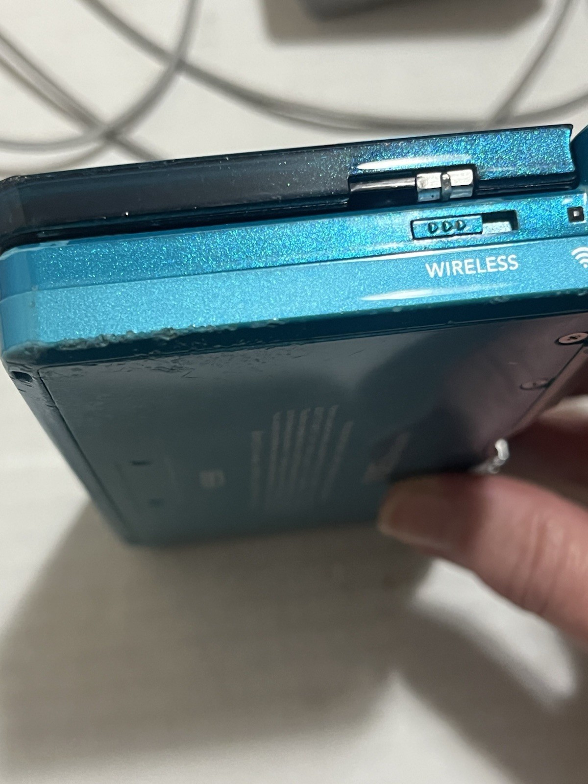 Nintendo 3DS CTR-001 Aqua Blue Handheld Video Gaming Console – For Parts