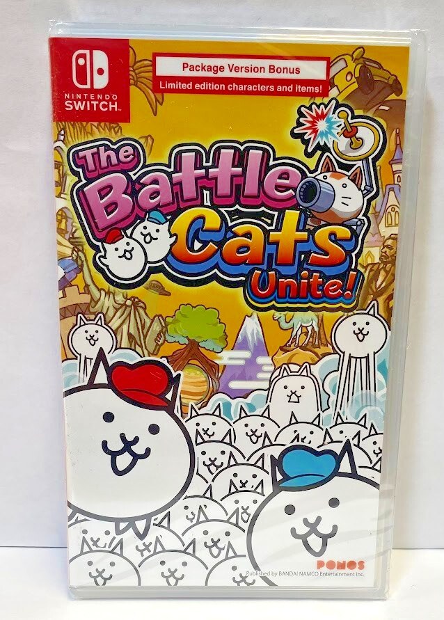 The Battle Cats Unite! (English) Switch Brand New Game Special (2021 Strategy)
