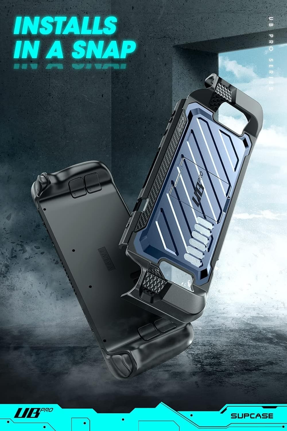 Ergonomic Kickstand Case for Steam Deck 2022 and OLED – Scratch Resistant Design