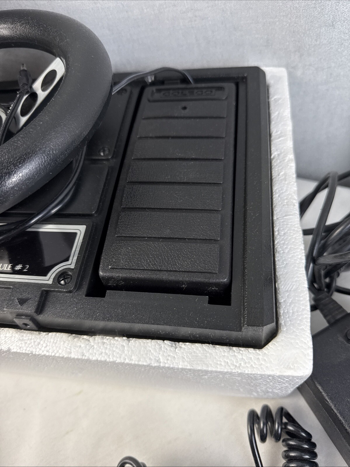 Coleco ColecoVision Console Plus Steering Wheel + Turbo Untested PlusOther Items