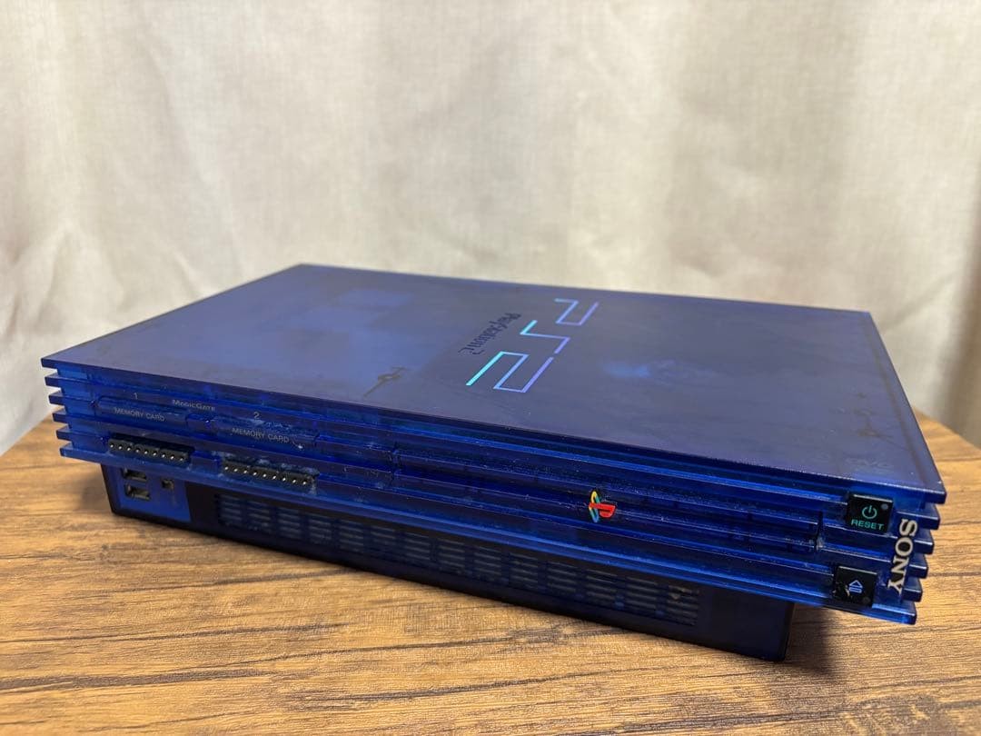 Sony PS2 Console SCPH-37000 TB Toys Blue Toys R Us Limited Edition with Box