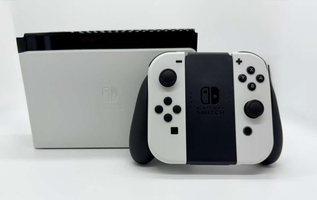 Nintendo Switch – OLED Model w/ White Joy-Con 64GB Console NEW (No Box) +Charger