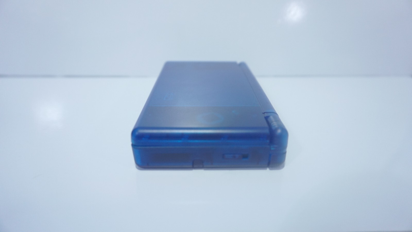Nintendo DS Lite Transparent Clear Deep Ocean Blue Handheld System with Charger