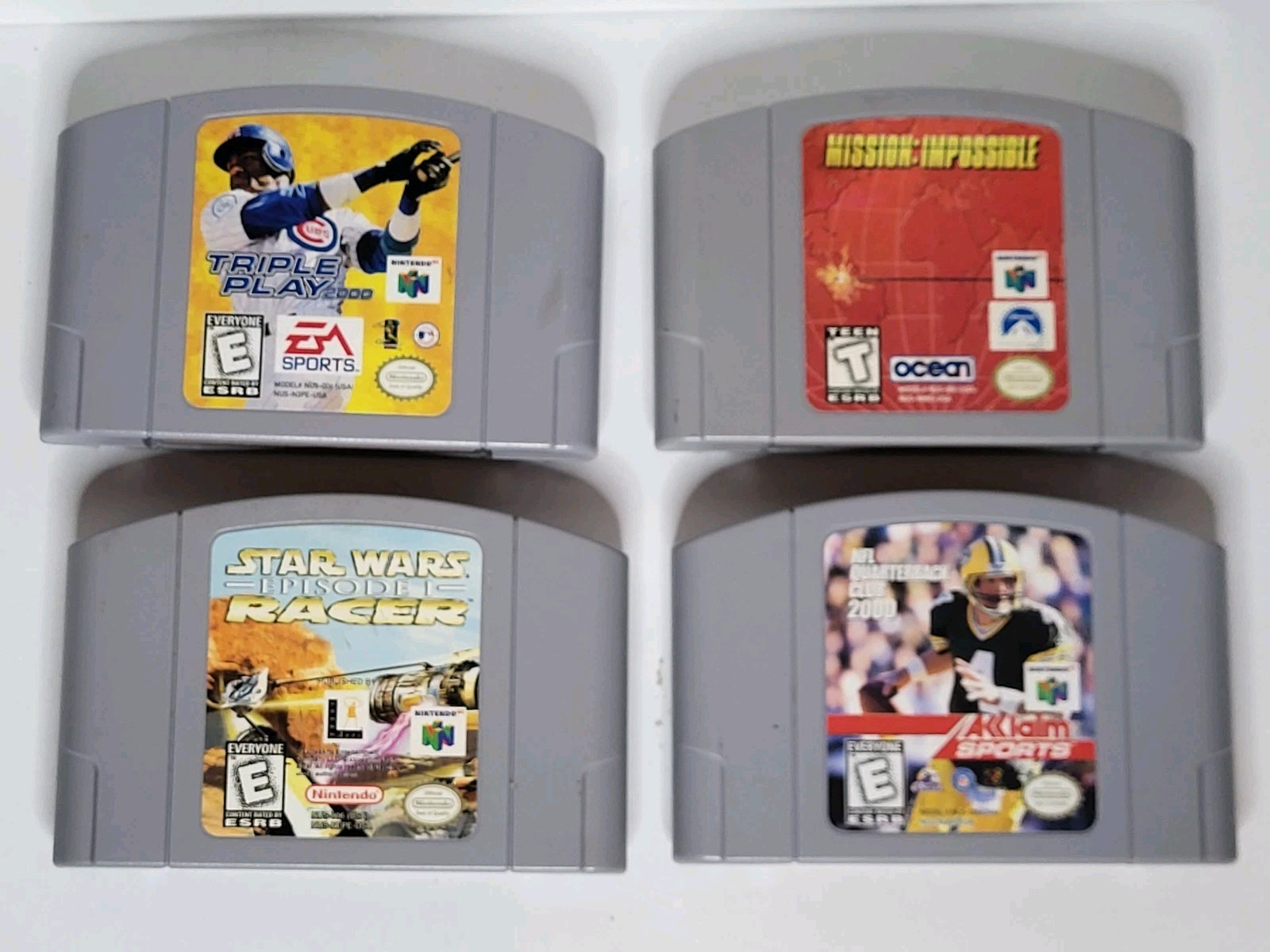 Nintendo 64 System N64 Console (Charcoal Gray) w/Controller & 4 Games!