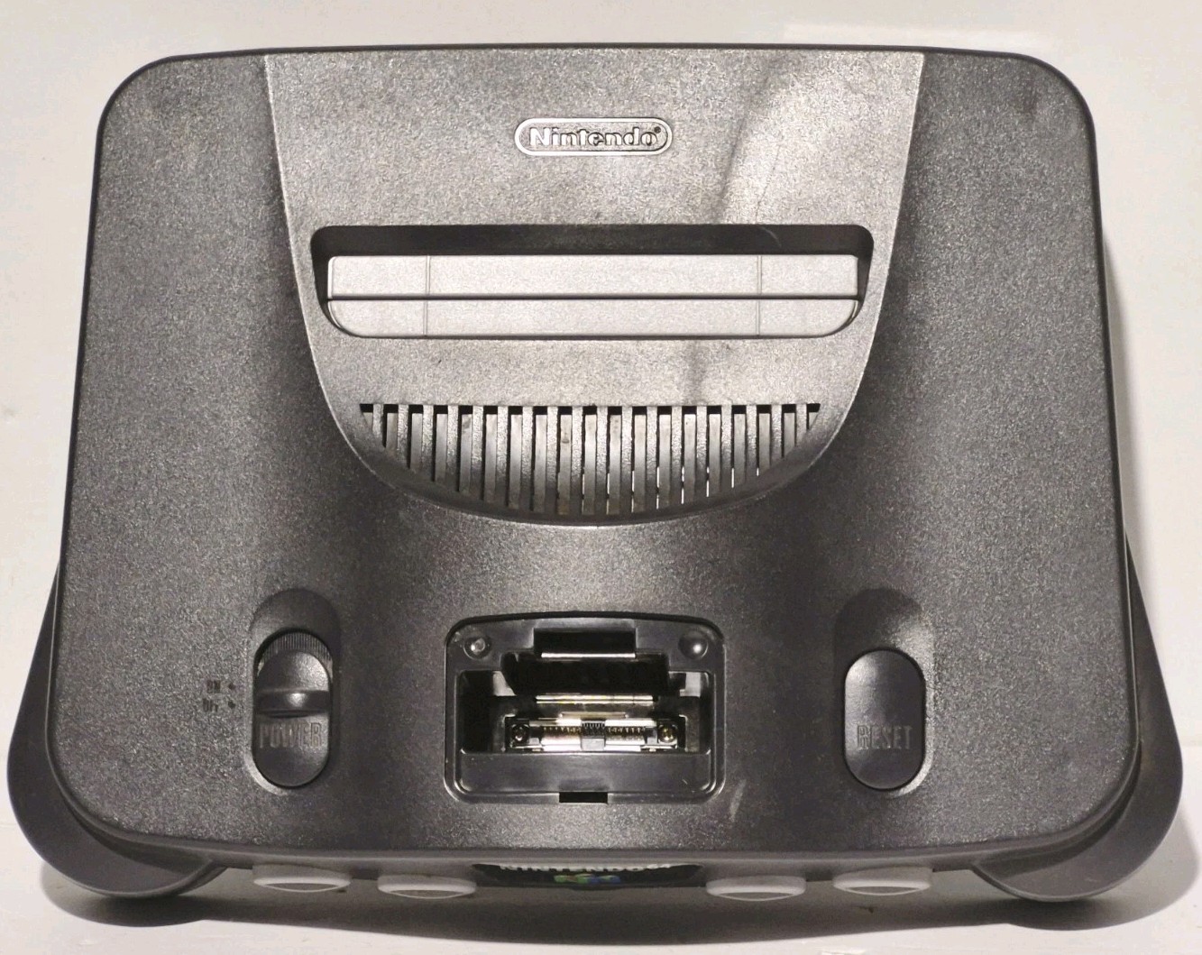 NINTENDO 64 N64 GRAY CONSOLE NUS-001 CONSOLE ONLY ~ NO JUMP PAK~ TESTED WORKING