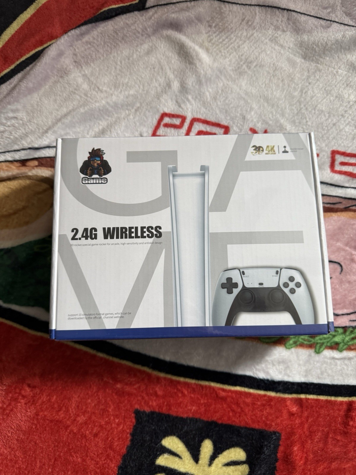 Game 2.4G Wireless Home Console 4K UHD White or Black with Controller
