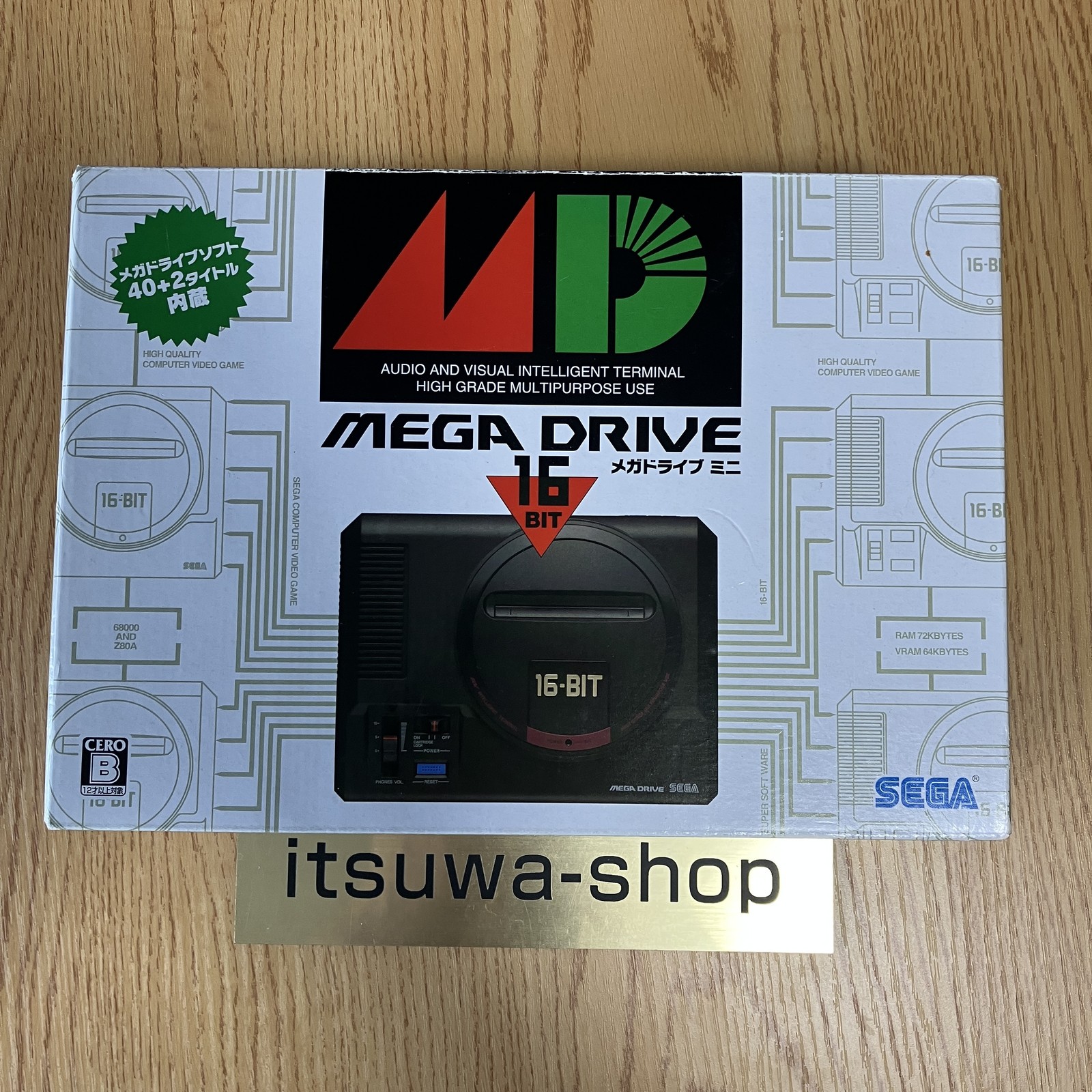Sega Mega Drive Mini HAA-2520 Genesis Console 42 Games w/ box Tested