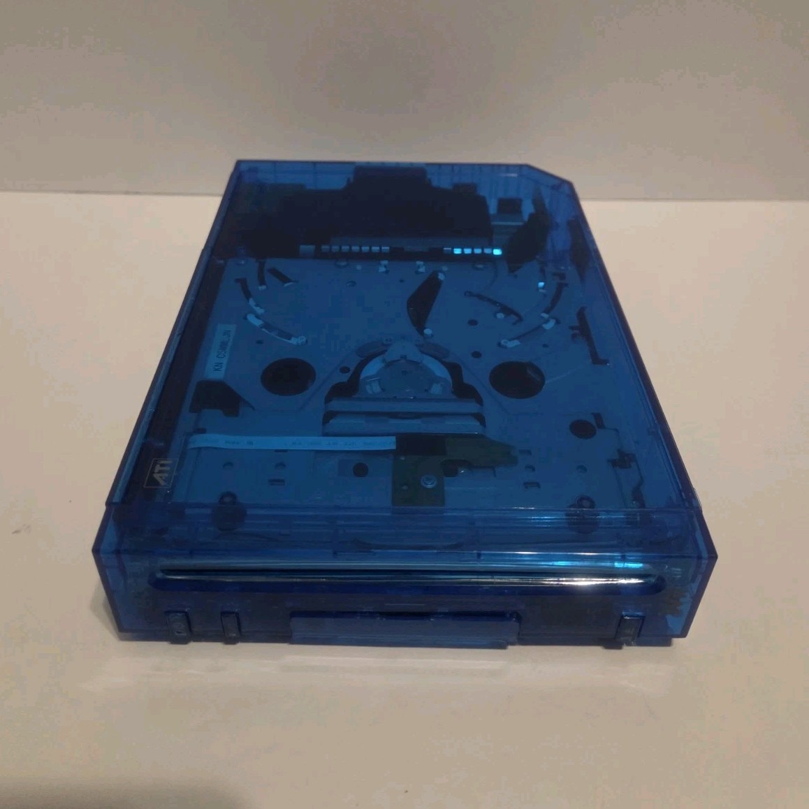 Nintendo Wii Blue Transparent Shell Home Console with Internet Browsing, USB