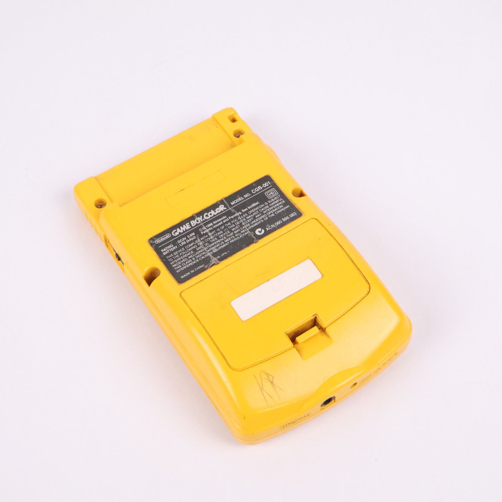 Nintendo Game Boy Color CGB-001 Dandelion Yellow OEM Handheld Console Tested