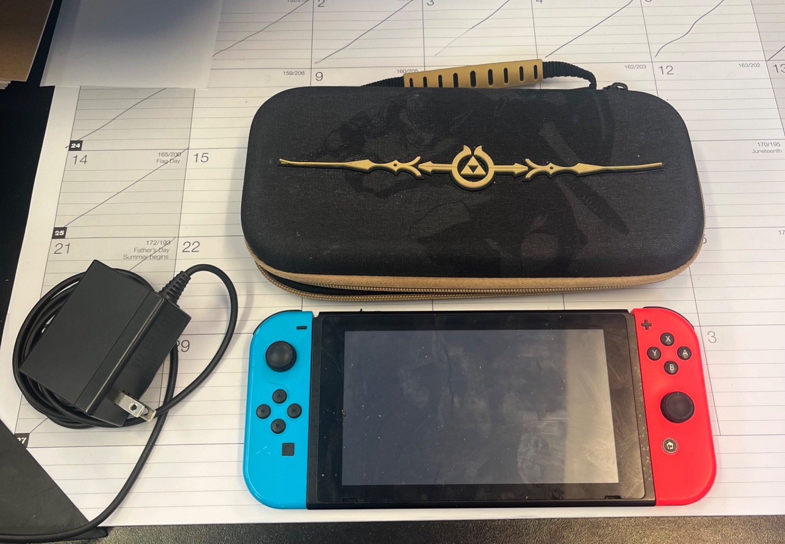 Nintendo Switch 32GB Handheld Console – Neon Red/Neon Blue