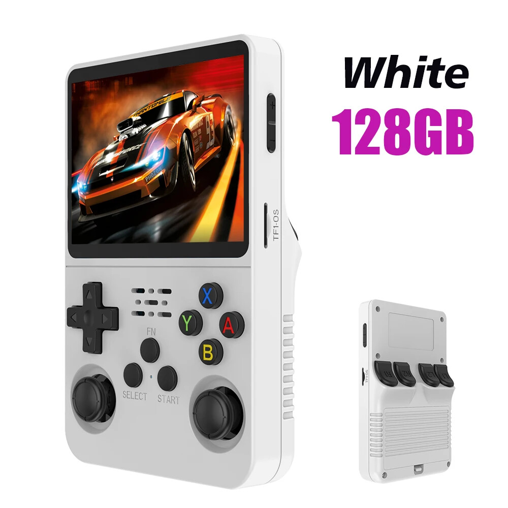 128G R36S Retro Handheld Video Game Console Linux System 3.5 Inch IPS Pro