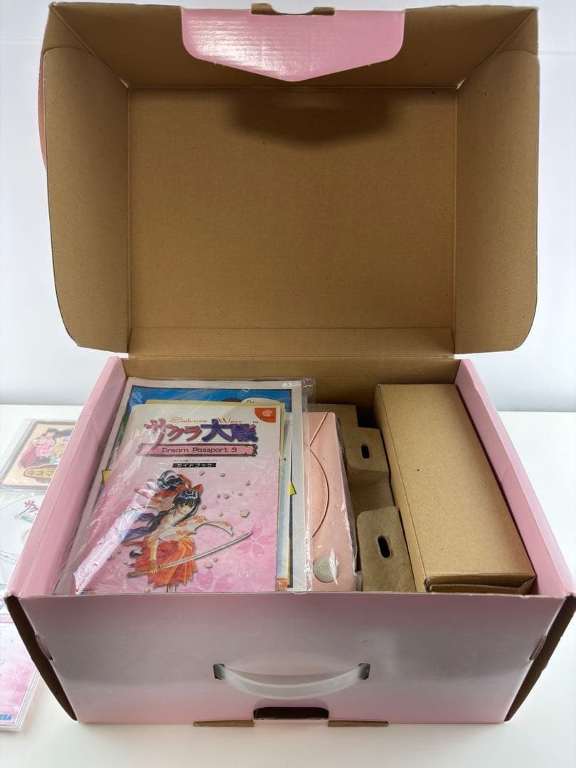 SEGA Dreamcast Sakura Wars Limited Edition Pink Console Controller Tested Japan