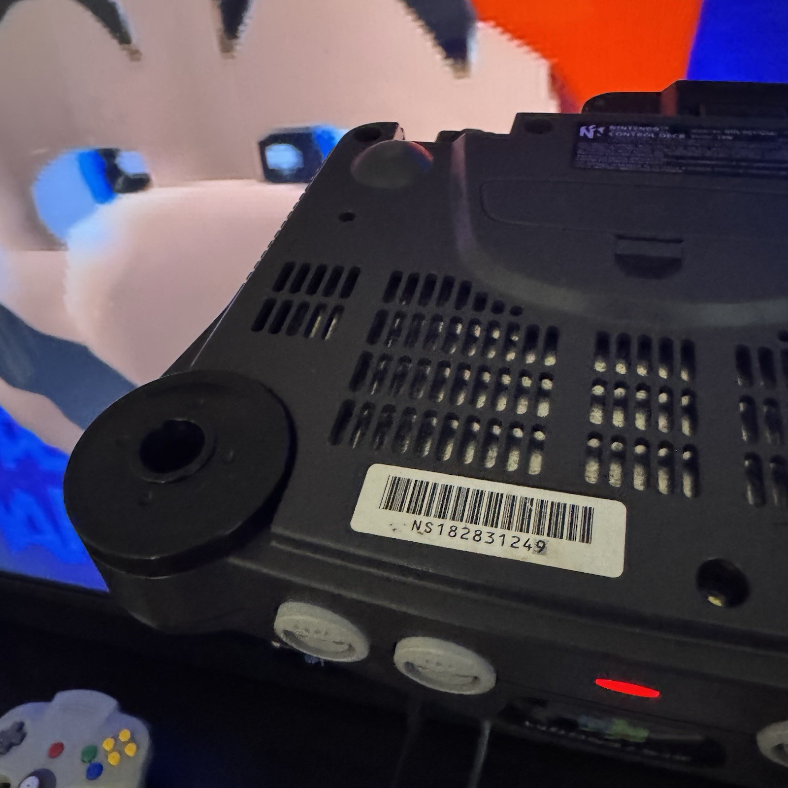 Nintendo 64 N64 Console w/ OEM Controller & Cables + Jumper Pak Tested Authentic